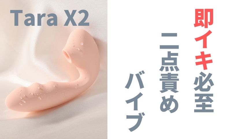 Tara X2のクリ中同時責めバイブを徹底レビューしてみた